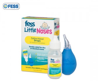 【清仓特价】Fess Little Noses 小儿生理盐水通鼻滴剂 25毫升【保质期:2021.09】 【清仓特价】Fess Little Noses 小儿生理盐水通鼻滴剂 25毫升【保质期:2021.09】